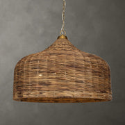Uttermost Tauranga Rich Natural Woven Pendant 5 light
