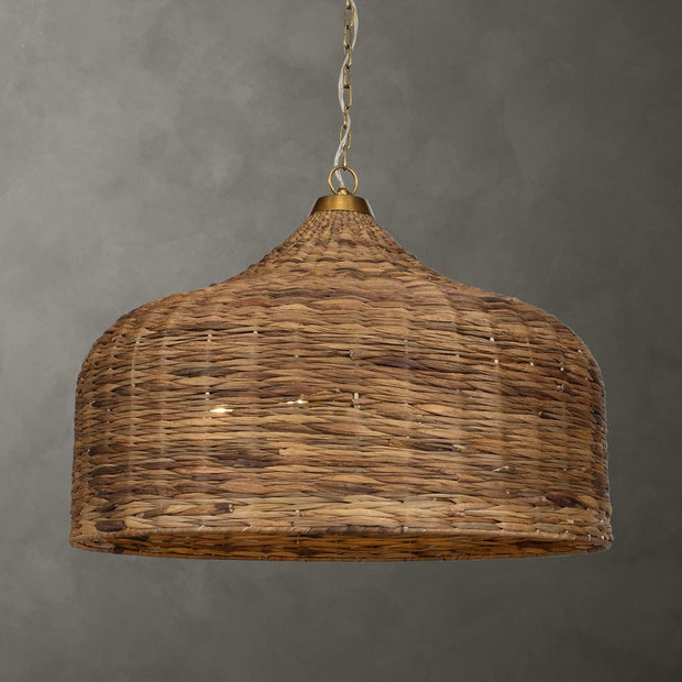 Uttermost Tauranga Rich Natural Woven Pendant 5 light
