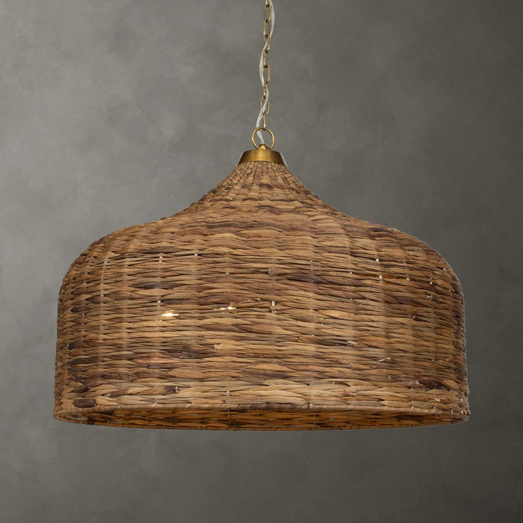 Uttermost Tauranga Rich Natural Woven Pendant 5 light