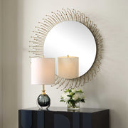 Uttermost Aga Gold Round Mirror