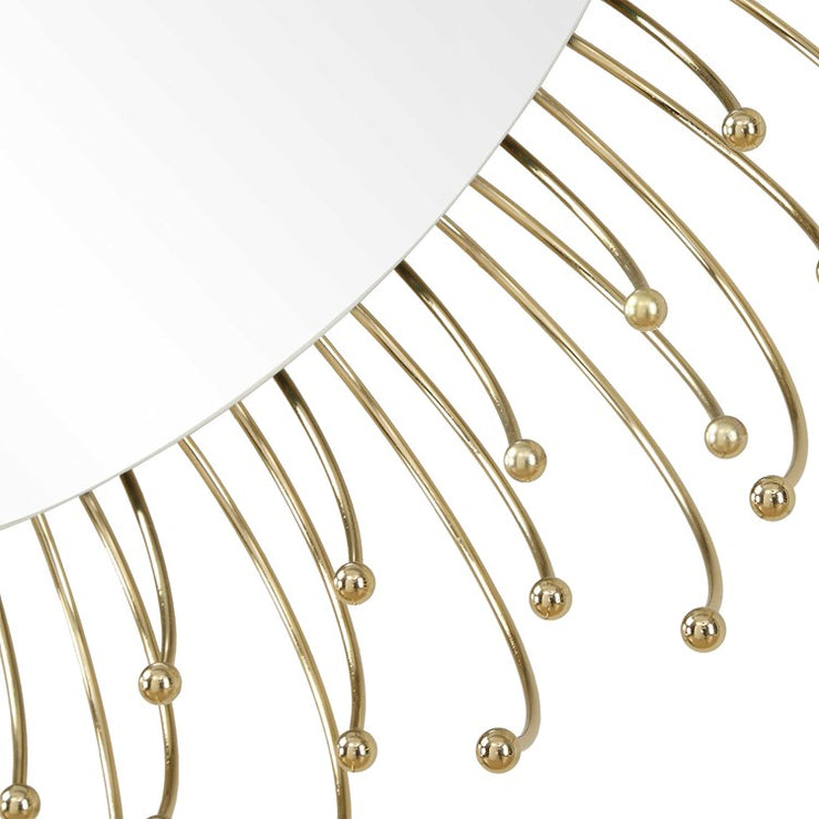 Uttermost Aga Gold Round Mirror