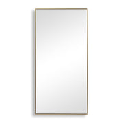 Casa Bella Living Contemporary Gold Finish Rectangular Mirror