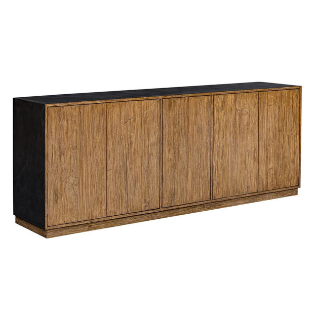 Uttermost Kelvin Mahogany 5 Door Cabinet