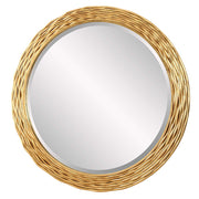 Uttermost Celeste Gold Iron Round Mirror