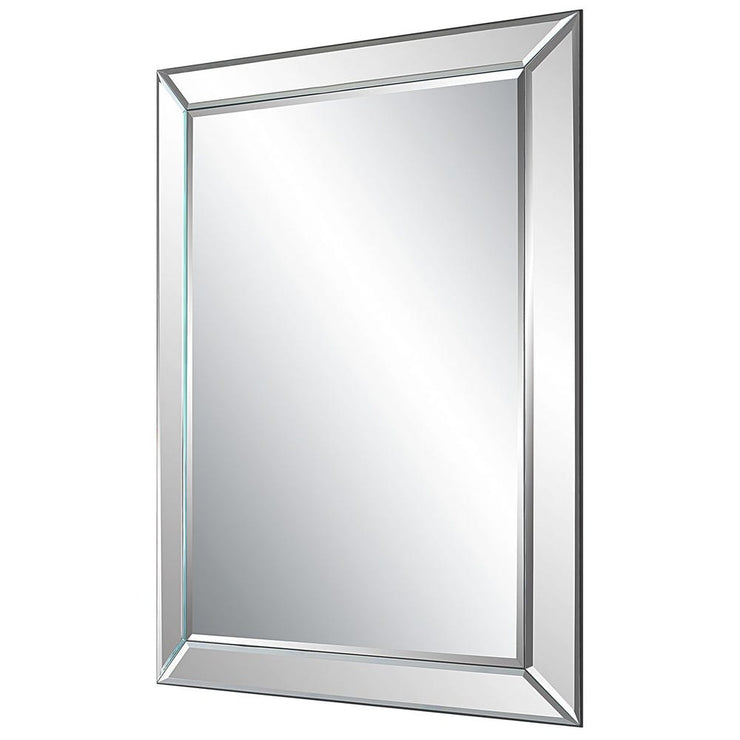Casa Bella Living Elegant Frameless Beveled Mirror