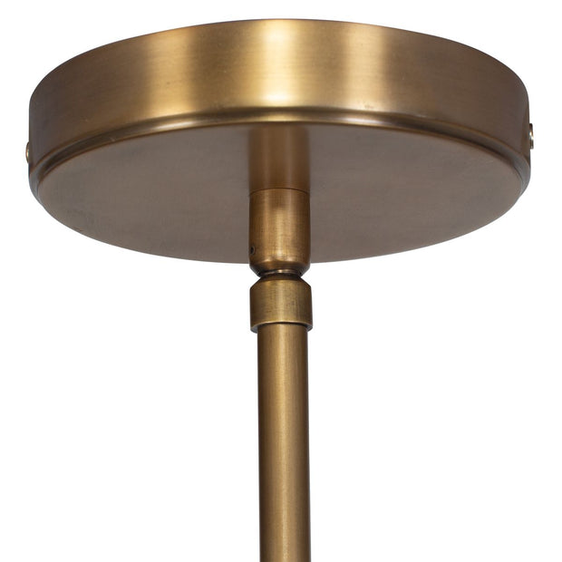 Uttermost Gaia Clear Watered Glass 1 Light Pendant