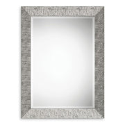 Casa Bella Living Metallic Silver Textured Mirror