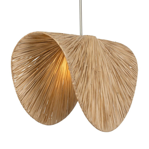 Uttermost Bend Natural Tone 1 Light Pendant