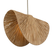 Uttermost Bend Natural Tone 1 Light Pendant