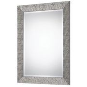 Casa Bella Living Metallic Silver Textured Mirror