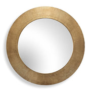 Uttermost Tano Antique Brass Mirror With Channeled Texture