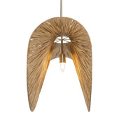 Uttermost Bend Natural Tone 1 Light Pendant