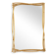 Uttermost Curved Branches Antique Gold Leaf Iron Mirror