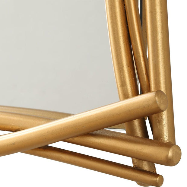 Uttermost Curved Branches Antique Gold Leaf Iron Mirror