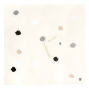 Kashwere Baby Ultra Soft Polka Dot Baby Blanket & Bear Cap Available In Linen, Neutral, Pink & Stone