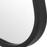Uttermost Pavia Curvy Sleek Satin Black Vanity Mirror