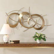 Uttermost Motivate Antique Gold Metal Wall Decor