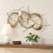 Uttermost Motivate Antique Gold Metal Wall Decor