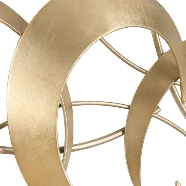 Uttermost Motivate Antique Gold Metal Wall Decor