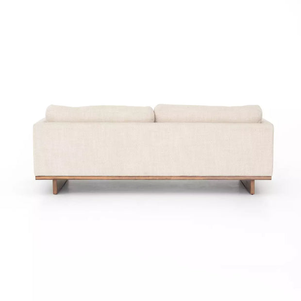Four Hands Everly Sofa 84” ~  Irving Taupe Upholstered Performance Fabric