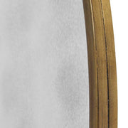 Uttermost Junius Antiqued Gold Leaf Round Mirror