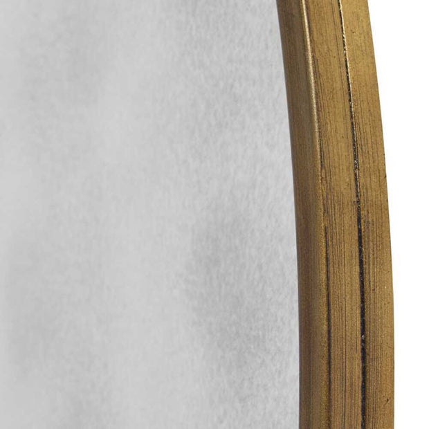 Uttermost Junius Antiqued Gold Leaf Round Mirror