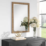Casa Bella Living Coastal Natural Rattan Framed Mirror