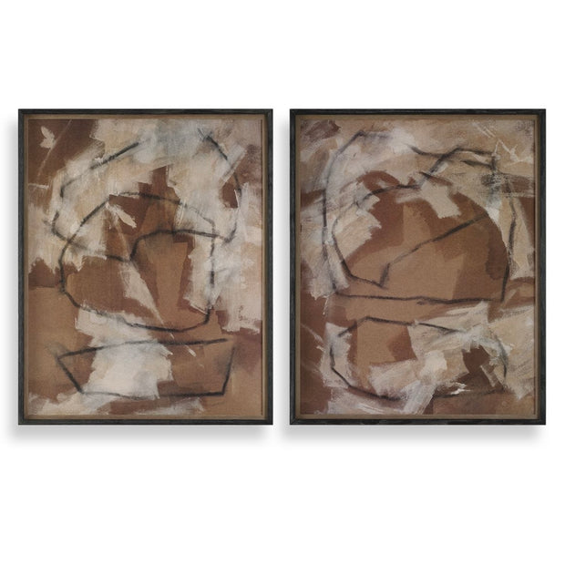 Uttermost Rush & Dash Framed Prints ~ Set Of 2