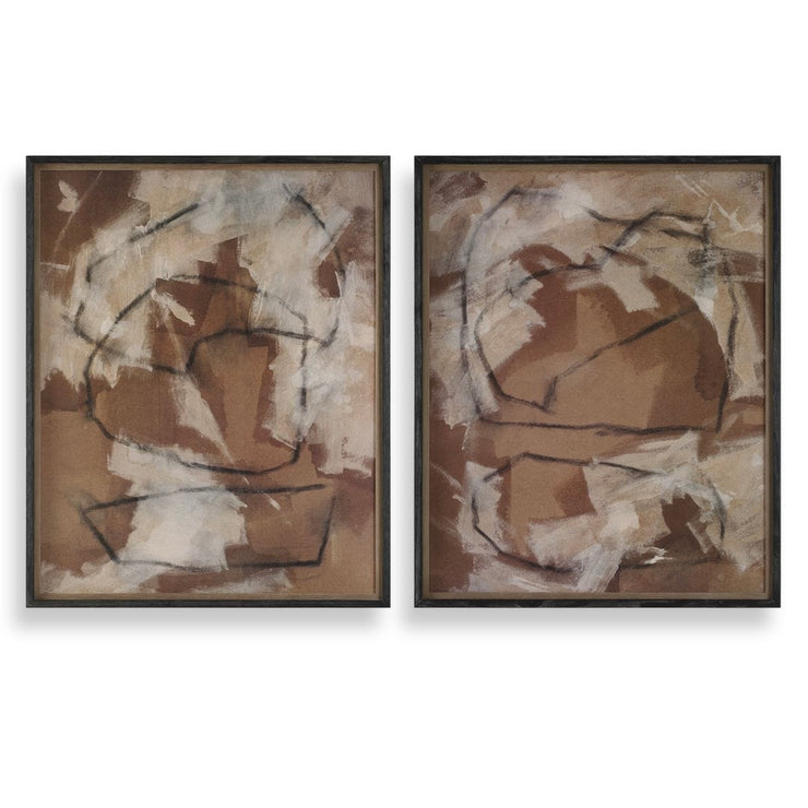 Uttermost Rush & Dash Framed Prints ~ Set Of 2