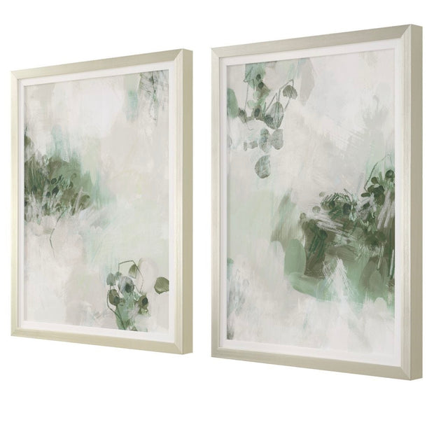 Uttermost Custom Lilypond Dream Framed Prints ~ Set Of 2