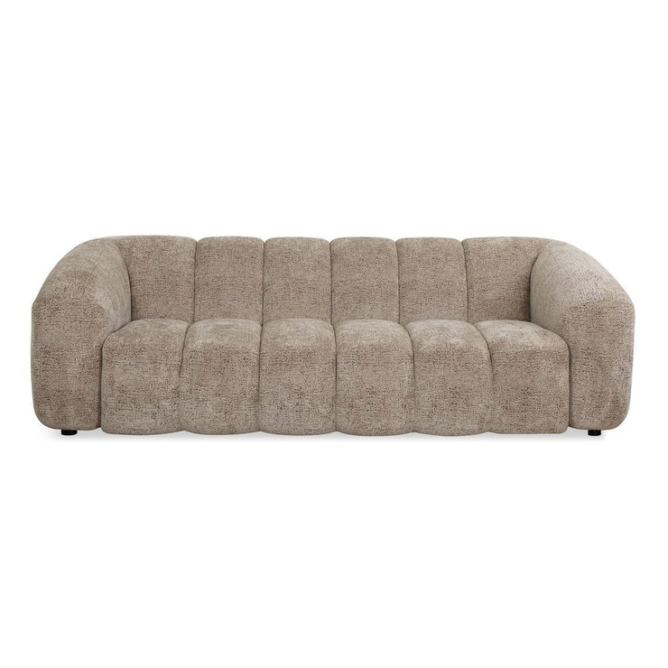 Uttermost Modella Modern Chenille Channeled Sofa