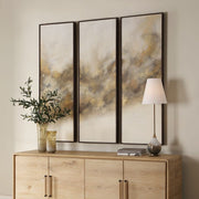 Uttermost Smoke Break Hand Painted Canvases ~ Set Of 3