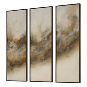 Uttermost Smoke Break Hand Painted Canvases ~ Set Of 3