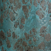 Uttermost Dauphine Deep Teal Glazed Table Lamp With White Linen Shade