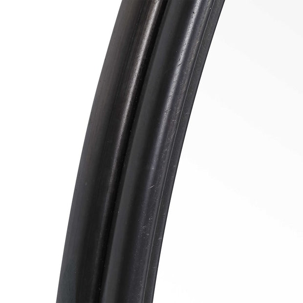 Uttermost Belham Aged Black Iron Round Mirror