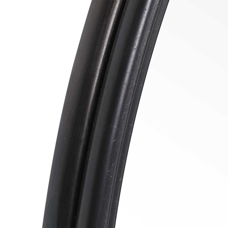 Uttermost Belham Aged Black Iron Round Mirror