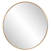 Uttermost Junius Antiqued Gold Leaf Iron Large Round Mirror