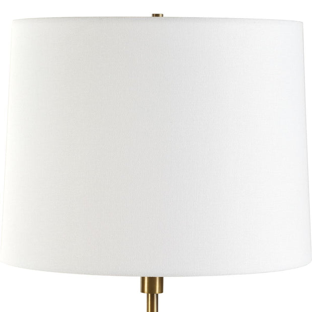 Uttermost Caronia Ivory Toned Coral Sculpture Buffet Lamp With Linen Shade