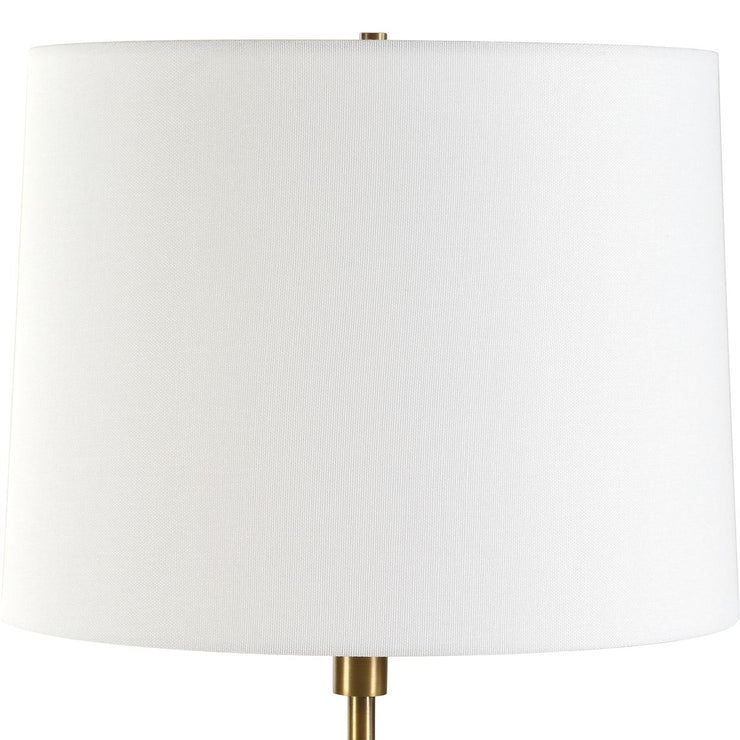 Uttermost Caronia Ivory Toned Coral Sculpture Buffet Lamp With Linen Shade