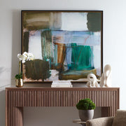 Uttermost Green Fields Framed Canvas