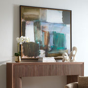 Uttermost Green Fields Framed Canvas