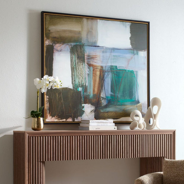 Uttermost Green Fields Framed Canvas