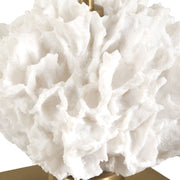 Uttermost Caronia Ivory Toned Coral Sculpture Buffet Lamp With Linen Shade
