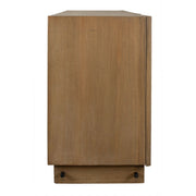 Uttermost Kellem Natural Wood Finish 4 Door Fluted Cabinet