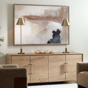 Uttermost Bluster Framed Canvas