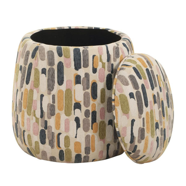 Uttermost Arem Blush, Mustard, Olive and Slate Storage Ottoman