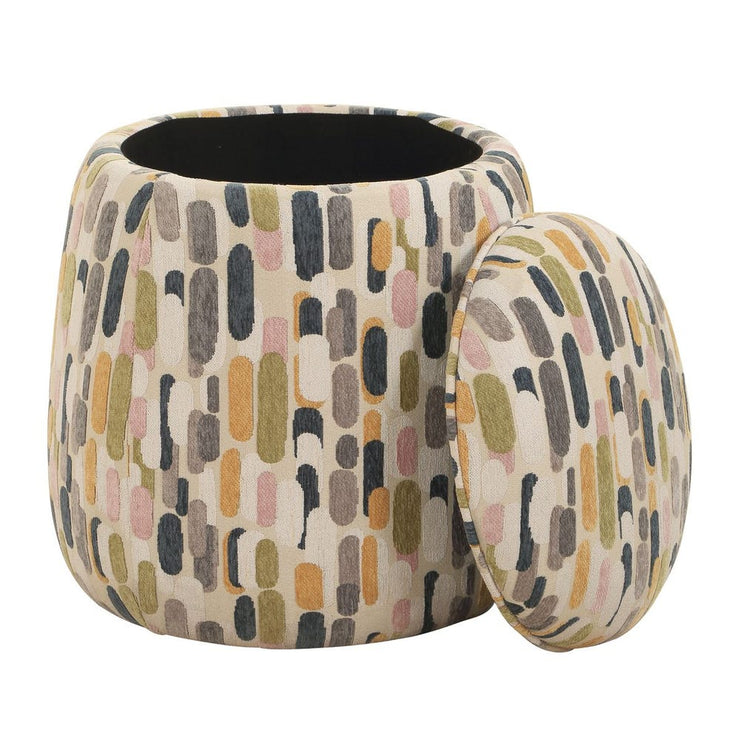 Uttermost Arem Blush, Mustard, Olive and Slate Storage Ottoman