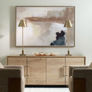 Uttermost Bluster Framed Canvas