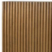 Uttermost Kellem Natural Wood Finish 4 Door Fluted Cabinet