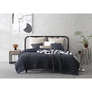 Sunday Citizen XOXO Coal and Off White Throw